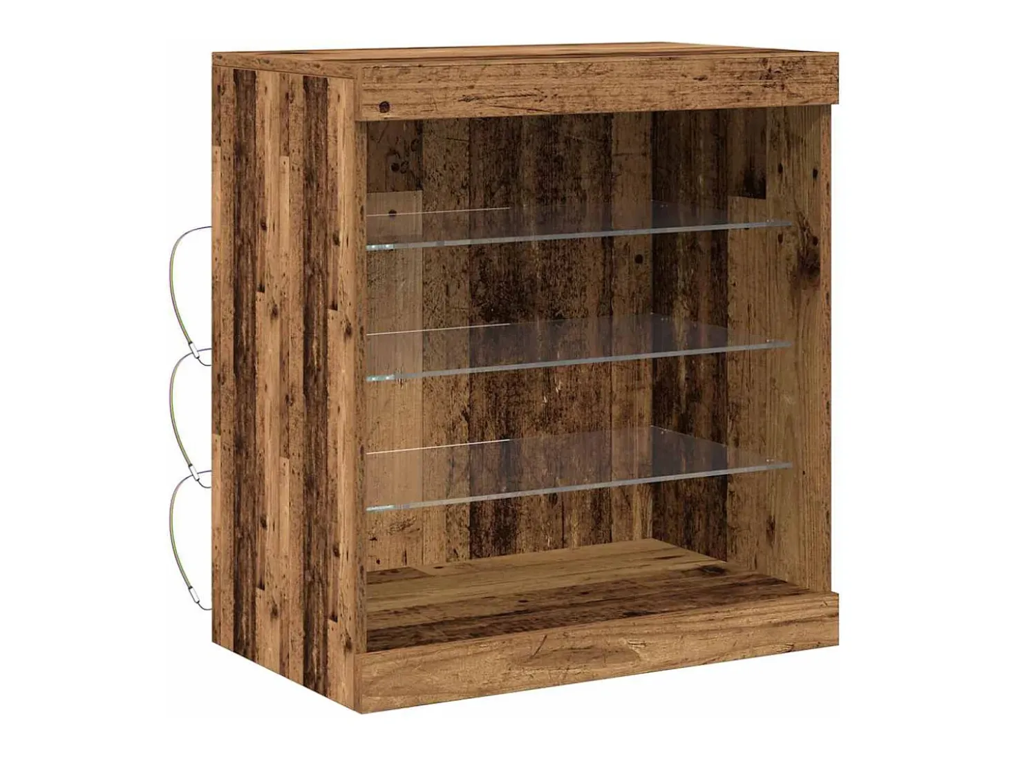 Vitrina Madera vieja 60.5 x 37 x 67 cm Madera contrachapada