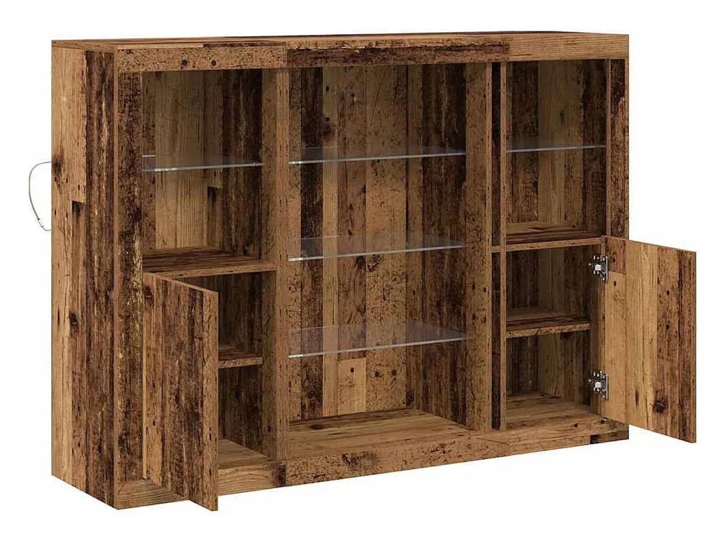 Vitrina Madera vieja 142.5 x 37 x 100 cm Madera contrachapada