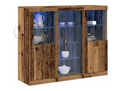 Vitrina Madera vieja 123 x 37 x 100 cm Madera contrachapada