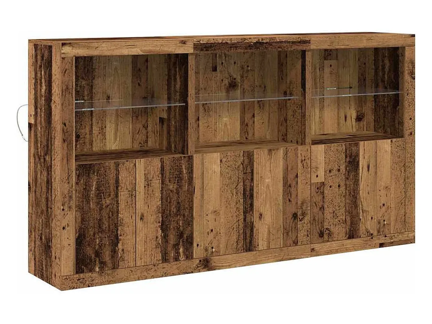 Vitrina Madera vieja 181.5 x 37 x 100 cm Madera contrachapada