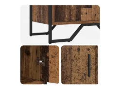 Vitrina Marrón 78 x 35.5 x 74.5 cm Madera contrachapada