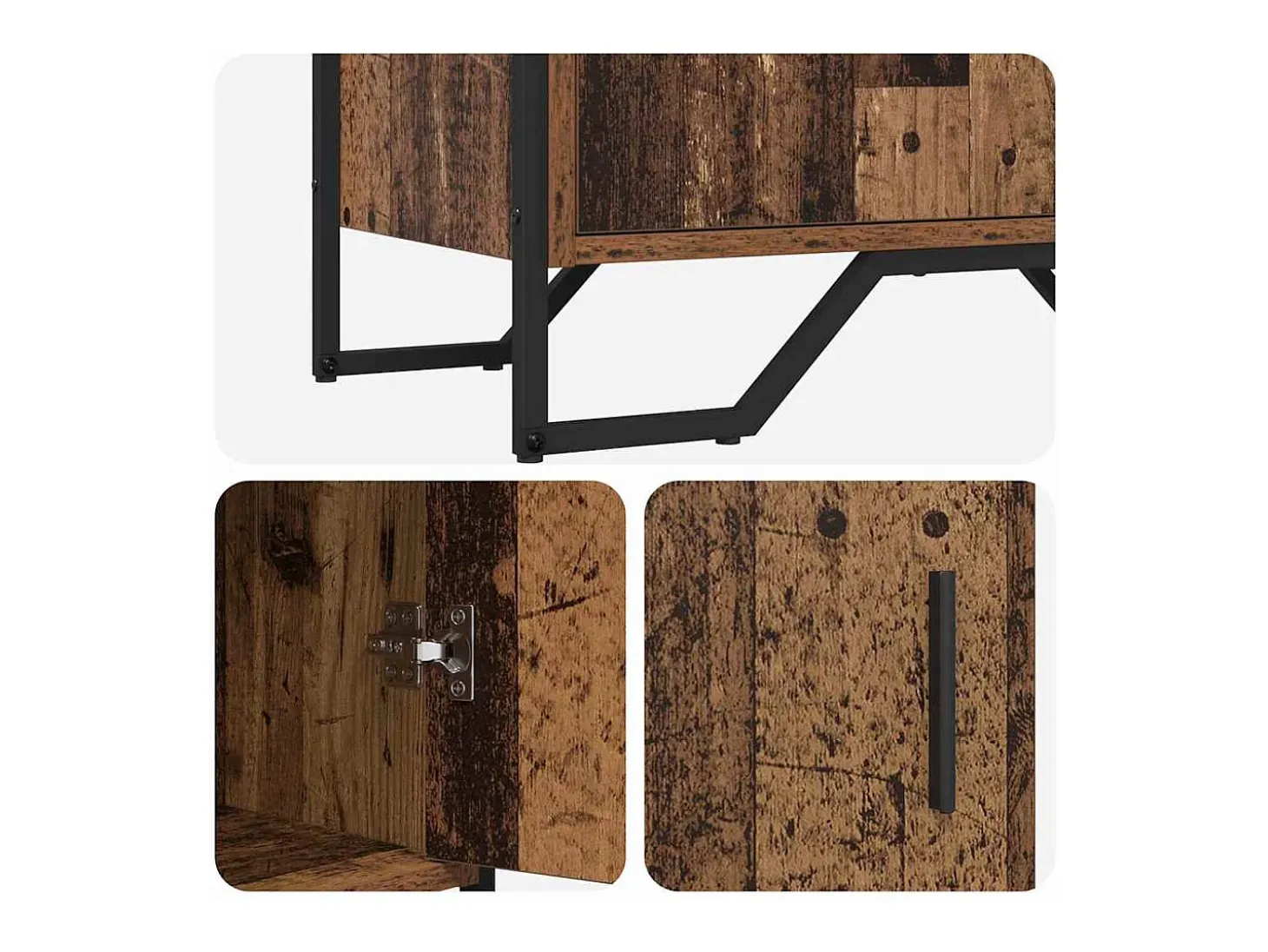 Vitrina Marrón 78 x 35.5 x 74.5 cm Madera contrachapada