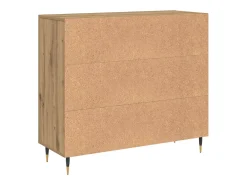Vitrina Marrón 90 x 34 x 80 cm Madera contrachapada
