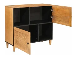 Vitrina Marrón claro 33.5 x 80 x 75 cm