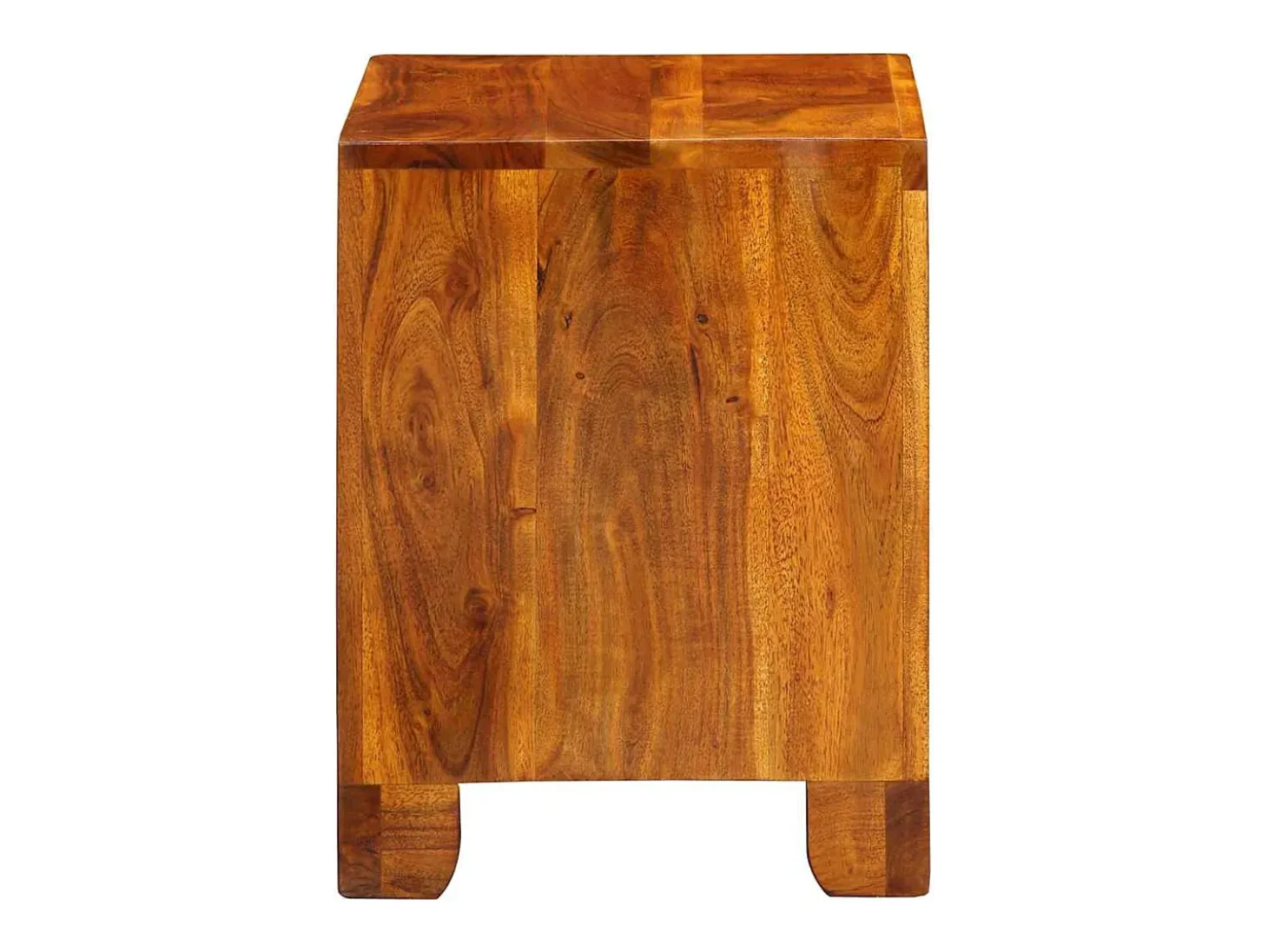 Vitrina Multicolor 40 x 35 x 45 cm madera maciza de acacia