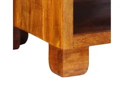 Vitrina Multicolor 40 x 35 x 45 cm madera maciza de acacia