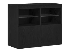 Vitrina Negro 81 x 37 x 67 cm Madera contrachapada