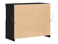 Vitrina Negro 81 x 37 x 67 cm Madera contrachapada