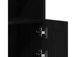 Vitrina Negro 81 x 37 x 67 cm Madera contrachapada