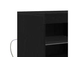 Vitrina Negro 81 x 37 x 67 cm Madera contrachapada