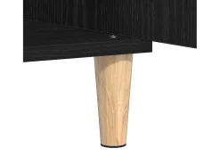 Vitrina Negro 60 x 35 x 70 cm Madera contrachapada