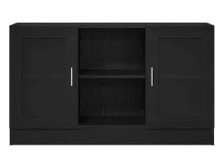 Vitrina Negro 120 x 30.5 x 70 cm Madera contrachapada