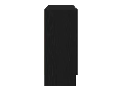 Vitrina Negro 120 x 30.5 x 70 cm Madera contrachapada