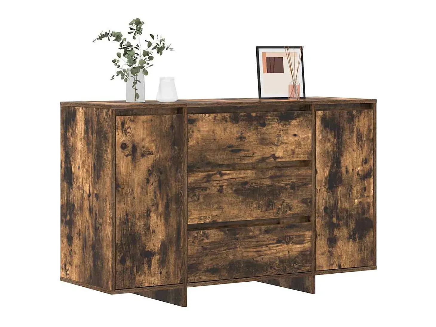 Vitrina Roble ahumado 120 x 41 x 75 cm Madera contrachapada