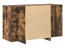 Vitrina Roble ahumado 120 x 41 x 75 cm Madera contrachapada