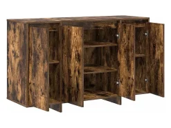 Vitrina Roble ahumado 120 x 41 x 75 cm Madera contrachapada