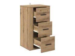 Vitrina Roble artisan 40 x 33 x 70 cm Madera contrachapada