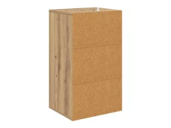 Vitrina Roble artisan 40 x 33 x 70 cm Madera contrachapada