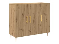 Vitrina Roble artisan 90 x 34 x 80 cm Madera contrachapada