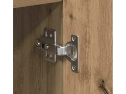 Vitrina Roble artisan 90 x 34 x 80 cm Madera contrachapada