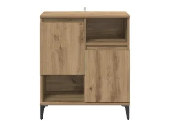 Vitrina Roble artisan 60 x 35 x 70 cm Madera contrachapada