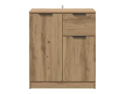 Vitrina Roble artisan 60 x 30 x 70 cm Madera contrachapada