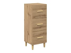 Vitrina Roble artisan 34.5 x 34 x 90 cm Madera contrachapada