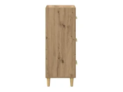 Vitrina Roble artisan 34.5 x 34 x 90 cm Madera contrachapada