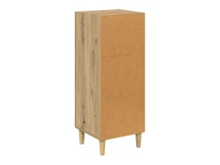 Vitrina Roble artisan 34.5 x 34 x 90 cm Madera contrachapada