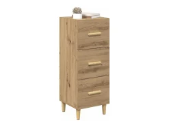 Vitrina Roble artisan 34.5 x 34 x 90 cm Madera contrachapada