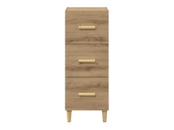 Vitrina Roble artisan 34.5 x 34 x 90 cm Madera contrachapada