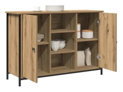 Vitrina Roble artisan 100 x 35 x 70 cm Madera contrachapada