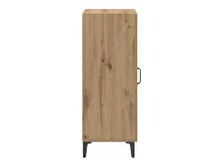 Vitrina Roble artisan 34.5 x 34 x 90 cm Madera contrachapada