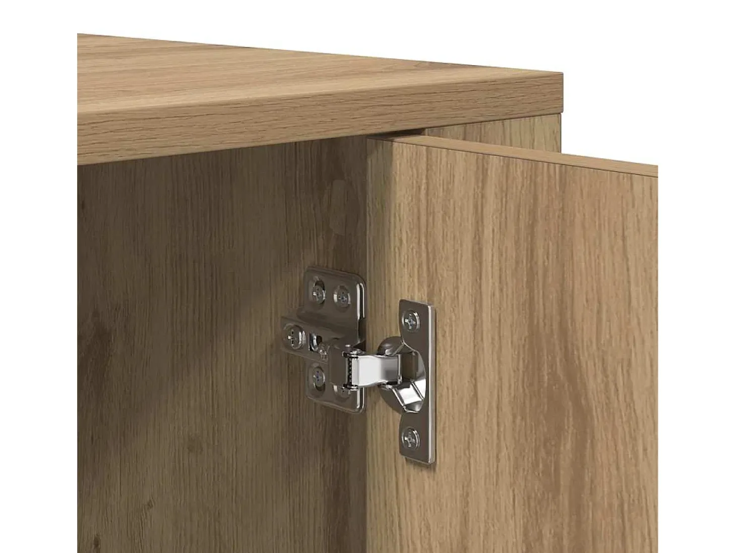 Vitrina Roble artisan 40 x 33 x 70 cm Madera contrachapada