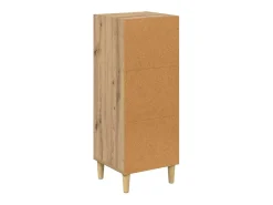 Vitrina Roble artisan 32.5 x 34.5 x 90 cm Madera contrachapada