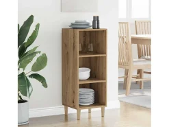 Vitrina Roble artisan 32.5 x 34.5 x 90 cm Madera contrachapada