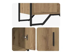 Vitrina Roble artisan 78 x 35.5 x 74.5 cm Madera contrachapada