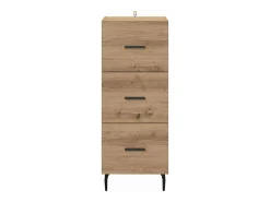 Vitrina Roble artisan 34 x 34.5 x 90 cm Madera contrachapada