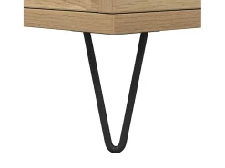 Vitrina Roble artisan 60 x 35 x 70 cm Madera contrachapada