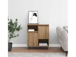 Vitrina Roble artisan 60 x 35 x 70 cm Madera contrachapada