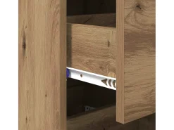 Vitrina Roble artisan 34 x 34.5 x 90 cm Madera contrachapada