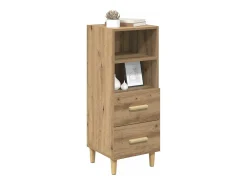 Vitrina Roble artisan 34 x 34.5 x 90 cm Madera contrachapada