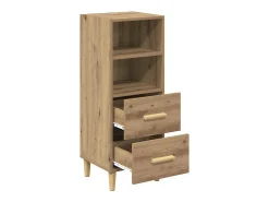 Vitrina Roble artisan 34 x 34.5 x 90 cm Madera contrachapada