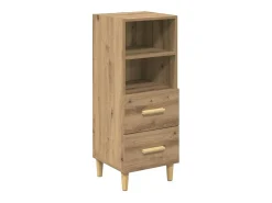 Vitrina Roble artisan 34 x 34.5 x 90 cm Madera contrachapada