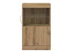 Vitrina Roble artisan 41 x 37 x 67 cm Madera contrachapada