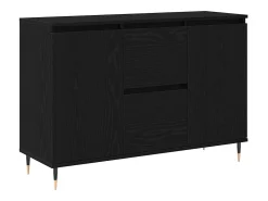 Vitrina Roble negro 101.5 x 35 x 70 cm Madera contrachapada