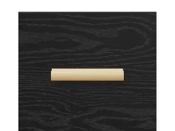 Vitrina Roble negro 34 x 34.5 x 90 cm Madera contrachapada