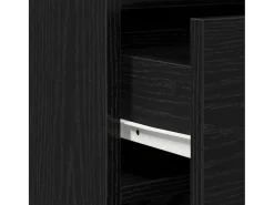 Vitrina Roble negro 40 x 41 x 75 cm Madera contrachapada