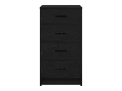 Vitrina Roble negro 40 x 41 x 75 cm Madera contrachapada