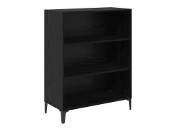 Vitrina Roble negro 32.5 x 69.5 x 90 cm Madera contrachapada